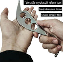 4 in 1 Stainless Steel Muscle Scraper Tool Set, Gua Sha Massage Scraper Scraping Tool Physical Therapy Massage Tools with Storage Case by CozyNest Decor