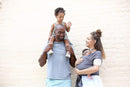 Boba Baby Wrap Carrier – Original Baby Sling Carrier for Newborns (7–35 lbs), Soft, Secure, Hands-Free & Ergonomic, Ideal for Comfortable Bonding, New Parents (Organic Dark Grey) by TinyTreasures Baby Boutique