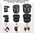 KAMUGO Kids Bike Helmet Set, Toddler Helmet for Ages 2-8 Boys Girls with Sports Protective Gear Set Knee Elbow Wrist Pads for Skateboard Cycling Scooter Rollerblading by TinyTreasures Baby Boutique