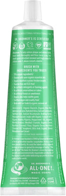 Dr. Bronner’s - All-One Toothpaste (Spearmint, 5 Ounce, 3-Pack) by CozyNest Decor