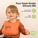 KeaBabies 2-Pack Silicone Baby Bibs for Eating - Sturdy Food-Grade Silicone Bibs for Babies Girl, Boy, Large Food Catcher, Clean & Put On Easily, Waterproof Toddler Feeding Essentials (Amaze) by TinyTreasures Baby Boutique
