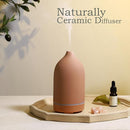 Essential Oils for Diffusers for Home,Ceramic Diffuser for Essential Oils,Handmade Aroma Diffuser 100ML (Pottery Red) by TinyTreasures Baby Boutique