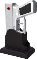 Electric Gun Wine Corkscrew Bottle Opener (Silver)