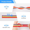 Kids Wristband Compatible with Apple AirTag, Protective Case for Air Tag GPS Tracker Holder with Nylon Bracelet, Adjustable Anti Lost Watch Band for Toddler Child Elder(Rainbow) by TinyTreasures Baby Boutique