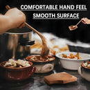 Wooden Spoons for Cooking, Nonstick Cooking Utensil Set with 5 Piece Acacia Wooden Spatulas and Spoons, as well as a Extra Whole Wood Spoon Rest, Terrific for Everyday Kitchen Tasks by CozyNest Decor
