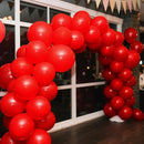 140pcs Red Round Balloons Different Sizes 18 12 10 5 Inch Latex Balloons for Arch Decoration Party Balloon Kit for Graduation Birthday Party Wedding Balloon Baby Shower Decoration by TinyTreasures Baby Boutique