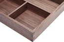 pandapark Wood Organizer Tray,Black Walnut,Desk & Drawer Storage Box (Walnut Master) by CozyNest Decor