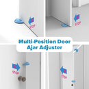 Door Pinch Guard and Door Slam Stopper, Durable Silicone Door Finger Pinch Guard, Prevents Finger Pinch Injuries, Slamming Doors, Door Safety for Kids, 4 Packs Blue Upgraded. by TinyTreasures Baby Boutique