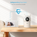ieGeek Baby Monitor with 2 Cameras, Split-Screen Video Baby Monitor with Audio and 1080P Camera 4.3" Screen - Night Vision, Two-Way Talk, Cry & Motion Detection, Pan-Tilt-Zoom via Screen and Free APP by TinyTreasures Baby Boutique