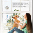 Pet Memorial Sun Catcher,Dog Passing Away Gifts,Pet Loss Sympathy Gift,Rainbow Bridge Paw Crystal Suncatcher,Thoughtful Cats and Dogs Remembrance,Bereavement Gifts by GreenHaven Gardens
