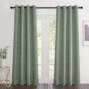 NICETOWN Sage Green Curtains 84 inch Length 2 Panels, Grommet Thermal Insulated Window Treatments Light & Sound Reducing Drapes for Living Room/Bedroom, W46 x L84 by TinyTreasures Baby Boutique
