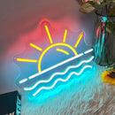 Sunset Sunrise Neon Sign, Neon Signs for Wall Decor Dimmable LED Neon Light Sign for Beach Bedroom Living Room Wedding Bar Party Home Room Decor by GreenHaven Gardens