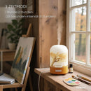 Oil Scent diffusers for Home with Frankincense Oil, 6 in 1 Ultrasonic 100ML Aromatherapy Scent Humidifier Vaporizer with Dense fine Mist, Timer, Auto-Off (Autumn-Frankincense) by TinyTreasures Baby Boutique