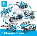 Engino Creative Engineering STEM Toys, 20 Multi Model Set, Building Toys for Kids 7+, Engineering Kit for Inventors, STEM Projects, Creative & Fun Play, Gift for Boys & Girls by TinyTreasures Baby Boutique