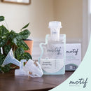 Motif Medical Pump-to-Bag Electric Breast Pump Adapter -Compatible w/Spectra S1 & S2 Breast Pump - Pump Adapter w/Twist Shield Connectors - 3-Step Time-Saving Nursing Pump Adapter (Set of 2) by TinyTreasures Baby Boutique