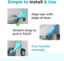 Baby Proofing Door Stopper, Door Pinch Guards Protect Child Fingers & PET Tails. Baby Safety Finger Protectors Prevent Pinch Injuries – Kids and Adults Love Whale Pinch Guard (Blue) by TinyTreasures Baby Boutique