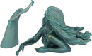 Design Toscano Meara the Mermaid Swimmer Indoor/Outdoor Garden Statue for Patio, Pool or Lawn, 16 Inches Wide, 7 Inches Deep, 7 Inches High, Handcast Polyresin, Green Verdigris Finish by GreenHaven Gardens