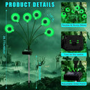 Solar Garden Lights Outdoor, Swaying Light Waterproof Solar Lights Outdoor for Yard Pathway Patio, Swaying Lawn Decor as Gardening Gifts for Women Holiday (Green, 4 Pack Halloween Decor) by CozyNest Decor