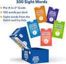 Skillmatics Flash Cards - 500 Sight Words for Preschool (Pre-K), Kindergarten, 1st, 2nd, 3rd Grade Gifts, Includes The Dolch & Fry Word List & 6 Unique Games by TinyTreasures Baby Boutique