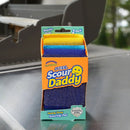 Scrub Daddy BBQ Grill Cleaner Kit - Bristle Free Grill Brush with Refill + Scour Daddy Steel Sponge - Temperature-Controlled Tools - Cut Through Charred Buildup (4 Count) by GreenHaven Gardens
