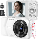 Digital Camera, Autofocus 48MP 4K Camera for Photography with 32GB Card, Portable Compact Point and Shoot Digital Camera for Teens Adult Beginner Kids with Metal Shell, 2000 mAh Battery by TinyTreasures Baby Boutique