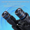 40X-2500X Binocular Microscope, WF10x and WF25x Eyepieces, LED Illumination, with Specimen Handpiece Holder, for Beginners, Microscope for Adults by TinyTreasures Baby Boutique