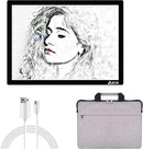 LED Light Pad, ELICE A4 Wireless Battery Powered Light Pad Artcraft Tracing Pad Light Box Dimmable Brightness Rechargeable Light Board with Bag for Artists Drawing Sketching Animation X-ray Viewing by TinyTreasures Baby Boutique