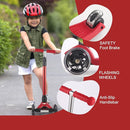 3 Wheel Scooter for Kids Ages 6-12,Kids Scooter with Light Up Wheels, Sturdy Deck Design, and 4 Height Adjustable Suitable for Kid Ages 3-12 by TinyTreasures Baby Boutique