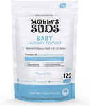 Molly's Suds Baby Laundry Detergent Powder | Removes Formula, Poop & Spit-Up Stains | Extra Gentle for Newborns (Fragrance Free) by TinyTreasures Baby Boutique