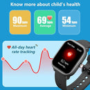 Kids Wach for Girls Boys 6-15 Year Old - Smart Watch for Kids 1.8" Fitness Tracker,No Phone Needed,Pedometer Sleep Monitor Heart Rate Waterproof,Puzzle Game for Girls Boys Teens Birthday Gift (Black) by TinyTreasures Baby Boutique
