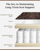 Oversized Recliner Chair Manual Swivel Rocker Recliner for Living Room Chenille Overstuffed Nursery Reclining Sofa Chair Rocking Recliners for Adults 400lbs (Manual, Brown) by CozyNest Decor