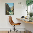 Natural mountain stream scenery poster suitable for bedroom beautiful blue sky flowing river scenery suitable for living room dormitory office by CozyNest Decor