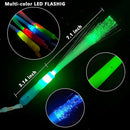 OceanWings Glow Fiber Optic Wands,Halloween Glow Sticks Bulk Party Pack,Glow in the dark Party Supplies Favor Flashing Light Up Sticks for Birthday Holiday Party Wedding Halloween Christmas(36) by TinyTreasures Baby Boutique