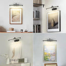 Battery Operated Picture Lights for Wall, Wireless Painting Lights Dimmable Artwork Lighting with Remote and Timer, Rechargeable Art Lights for Paintings-Brushed Grey 16'' inch Warm White by CozyNest Decor