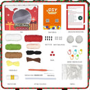 Wizardi Amigurumi DIY Crochet Kit - Santa, Reindeer, Christmas Tree and Snowman F07N8-M117 by TinyTreasures Baby Boutique