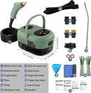 2500W Handheld Steam Cleaner,Portable Car Steamer For Auto Detailing,High-Temperature and Pressure Steam Cleaner For Home, Steam Cleaning Machine for Furniture,Kitchen,Grout,Floor,Tile (7-Green) by TinyTreasures Baby Boutique