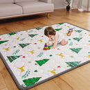 Baby Play Mat 50" X 50" Playpen Mat Thicken One-Piece Baby Crawling Mat Non-Slip Cushioned Baby Floor Play Mat Activity Playmats for Babies and Toddlers Infants Play & Tummy Time (50x50, Tree) by TinyTreasures Baby Boutique