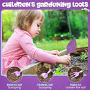 Kids and Toddler Gardening Set, Little Girls Gardening Set, Gardening Tools and Gifts for Kids Ages 4–8 by GreenHaven Gardens