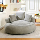 Bean Bag Chair for Adults, Comfortable Bean Bag Sofa with Back Support and Pillows, Giant Bean Bag Chairs Suitable for Living Rooms, Bedrooms and Apartments -Light Gray by TinyTreasures Baby Boutique