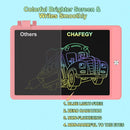 8.5 Inch LCD Writing Tablet for Kids, Colorful Toddler Doodle Board - Erasable Drawing Pad, Educational Learning Toy for Ages 3-8 - Valentine's Day Christmas Birthday Gifts (8.5 Inch, Pink) by TinyTreasures Baby Boutique