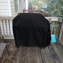 Outdoor Dining Cart Cover for Royal Gourmet Double-Shelf Movable Prep Grill Side Table Heavy Duty Waterproof Cover for Stainless Steel Top BBQ Pizza Oven Kitchen Work Table, Black by GreenHaven Gardens