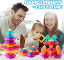 Building Block Sets for Kids 3 4 5 6 Year Old, 30 Pcs Stacking Blocks Toys for Boys Girls, STEM Preschool Learning Activities Educational Light Table Toys Gifts for Toddlers Children by TinyTreasures Baby Boutique