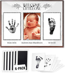 Inkless Hand and Footprint Kit, Baby Keepsake Plaque & Baby Shower Gifts - Ideal as Mom To Be Gift, Nursery Picture Frames, Clean Touch Hand and Footprint Kit (Style 1 - Design 1) by TinyTreasures Baby Boutique