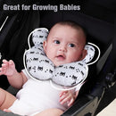 KAKIBLIN Baby Travel Pillow for Head and Neck, Upgraded Baby Support Pillow, Baby Neck Pillows for Car Seat,Pushchair,Travel, Grey by TinyTreasures Baby Boutique