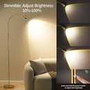 SUNMORY Adjustable LED Beam Floor Lamps for Living Room, Reading Lamp with Flexible Gooseneck, Dimmable Zoomable Spotlight, Work Light, Touch Control, Task Crafting Standing Lamp for Office Bedroom by TinyTreasures Baby Boutique
