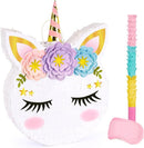 WERNNSAI Unicorn Piñata - Unicorn Party Supplies Piñata with Stick and Blindfold for Girls Kids Birthday Party Game Anniversary Classroom Activities Unicorn Them Party Decorations(15.7'' x 12.2'') by TinyTreasures Baby Boutique