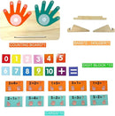 Educational Math Manipulatives Number Counting Blocks for Kids - Finger Arithmetic Game & Math Developmental Toys for 3+ Year Olds | Learning Counting, Addition, Subtraction (Math 01) by TinyTreasures Baby Boutique