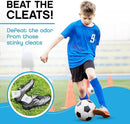 NonScents Shoe Deodorizer 2-Pack (4 Count) - Odor Eliminator, Air Freshener, Smell Absorber, Scent Remover for Shoes, Gym Bags, Soccer Cleats, Closets, Pet Area, Reusable - Shoe Deodorant by CozyNest Decor