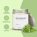 1OAK Soy Wax Scented Candles - Peppermint Candle - Scented Candles for Home (7oz.) by CozyNest Decor