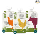 Serenity Kids 6+ Months Baby Food Pouches Puree - BPA-Free Meats & Herbs - Organic Baby Food Puree with Meat & Veggies - 3.5 Oz, 6 Pack by TinyTreasures Baby Boutique